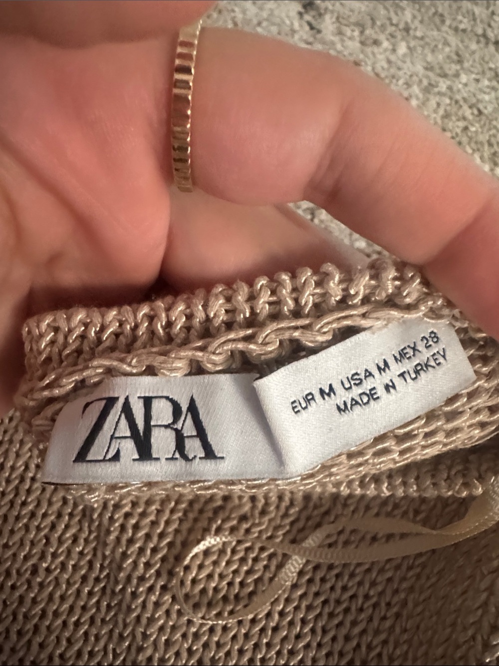 Zara crop knit size medium - Picture 3 of 4